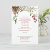 Unto Uns Ein Kind ist Geborenes Foto Weihnachten (Stehend Vorderseite)