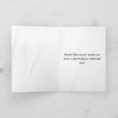 Untot Draugr Warrior Birthday Karte (Innenseite)