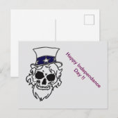 Untot Sam Greetings Feiertagspostkarte (Vorne/Hinten)