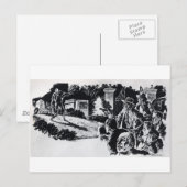 Untot steigend postkarte (Vorne/Hinten)