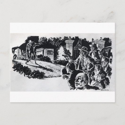 Untot steigend postkarte (Vorderseite)