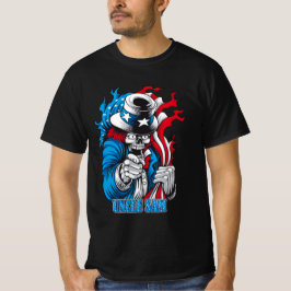 Untot Uncle Sam - Eine Patriotische Halloween-Dreh T-Shirt