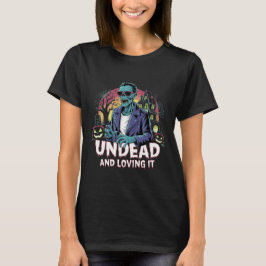Untot und liebend es Zombie Halloween T-Shirt