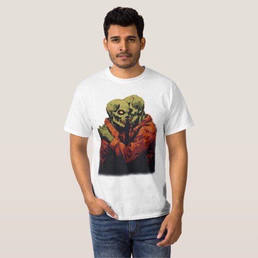 "Untot Unleashed: Zombies Printed T - Shirt" T-Shirt (Vorne ganz)