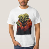 "Untot Unleashed: Zombies Printed T - Shirt" T-Shirt (Vorderseite)