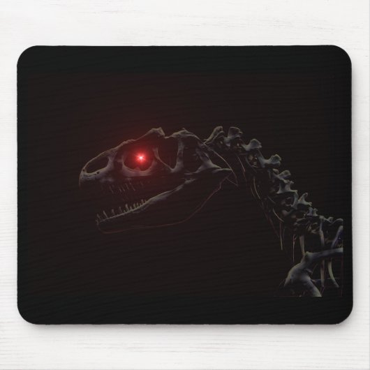 Untot Zombie Dinosaurier Skelett Mousepad (Vorne)