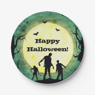 Untot Zombies Zombie Halloween-Party Pappteller