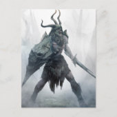 Untote Draugr Warrior Postkarte (Vorderseite)