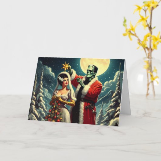 Untote Ferien Karte (Gelbe Blume)