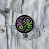 Untote Harmonie: Zombie Yin Yang-Symbol Button (Beispiel)