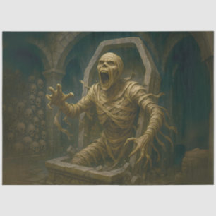 Untote Mummy aus Tomb Gothic Horror Ägypten Seidenpapier