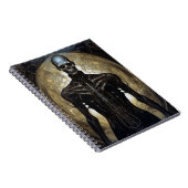 Untoter Cyborg Sci-Fi Horror Art Notizblock (Rechte Seite)