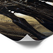 Untoter Cyborg Sci-Fi Horror Art Poster (Ecke)