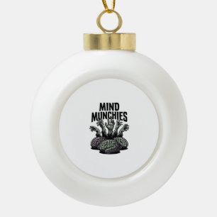 Untoter Hirnschmaus Vintage Zombie Hände Horror Sh Keramik Kugel-Ornament