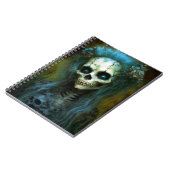 Untoter Skeleton-Horror Notizblock (Linke Seite)