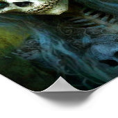 Untoter Skeleton-Horror Poster (Ecke)