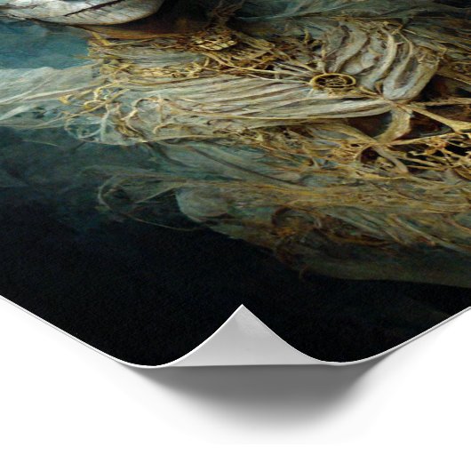 Untotes Archangel Dark Gothic Fantasy Art Poster (Ecke)