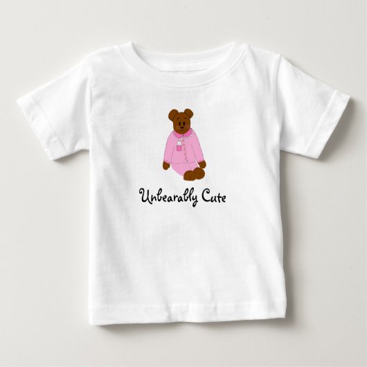untragbar Niedlich Baby T-shirt (Vorderseite)