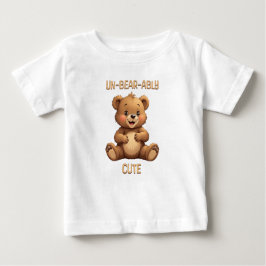Untragbar Niedlicher Teddybär Baby T-shirt