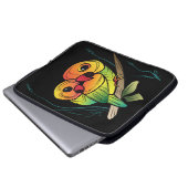 Untrennbare Papageien Laptopschutzhülle (Vorne Knopf)