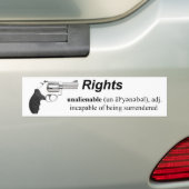 Unübertragbarer Recht-Autoaufkleber Autoaufkleber (Auf Auto)