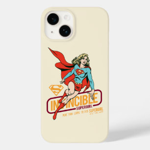 Unübertreffliche Supergirl Retro Grafik Case-Mate iPhone 14 Hülle