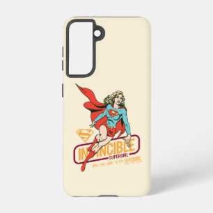 Unübertreffliche Supergirl Retro Grafik Samsung Galaxy Hülle
