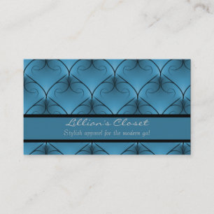 Unübertroffene Elegance Business Card, Blue Visitenkarte