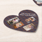 Unübertroffene Liebe Oma Touching Tribute Kariert Untersetzer (angewinkelt)