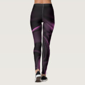 Unullen oder rauchen undurchsichtig rosa über dunk leggings (Rückseite)