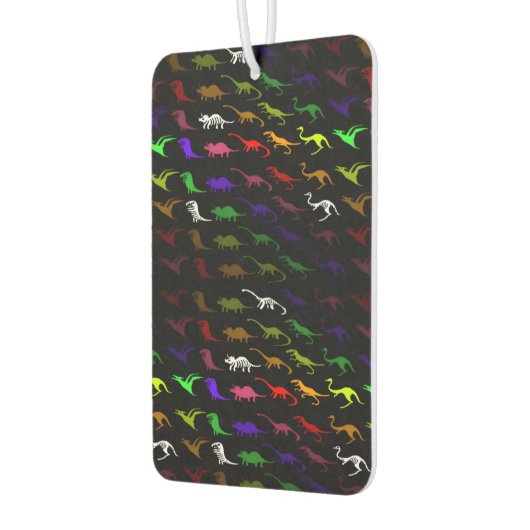 Unusual cool Rainbow Colorful Cute Dinosaur Autolufterfrischer (Links)