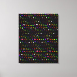 Unusual cool Rainbow Colorful Cute Dinosaur Leinwanddruck