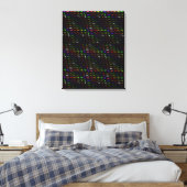 Unusual cool Rainbow Colorful Cute Dinosaur Leinwanddruck (Insitu (Schlafzimmer))