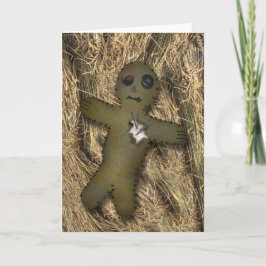 Unvalentine Voodoo Doll Card Feiertagskarte