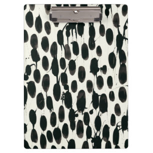 Unveränderliches schwarzes Aquarell I   Klemmbrett