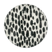 Unveränderliches schwarzes Aquarell I | Schneidebrett (Vorderseite)