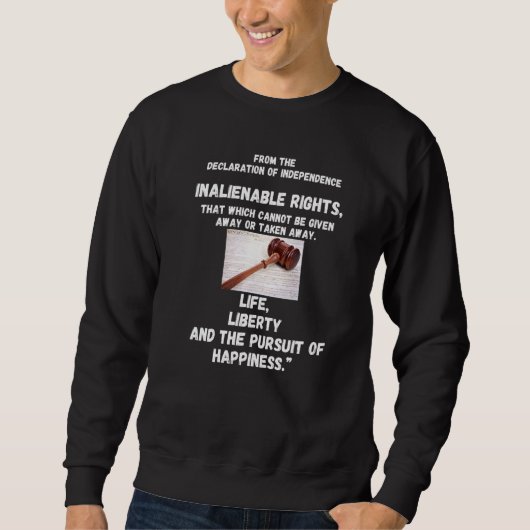 Unveräußerliche Rechte Sweatshirt (Vorderseite)