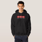 Unverblendet Unvaxxed Unafram Pureblut Hoodie (Vorne ganz)