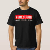 Unverblendet Unvaxxed Unafram Pureblut T-Shirt (Vorderseite)
