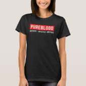 Unverblendet Unvaxxed Unafram Pureblut T-Shirt (Vorderseite)