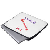 Unverblümt Atheistisch Laptopschutzhülle (Vorne Knopf)