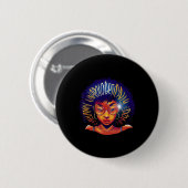 Unverblümt Black History Month Stark M Button (Vorne & Hinten)