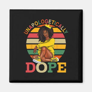 Unverblümt Drogen Afro Black History Month Mel Magnet