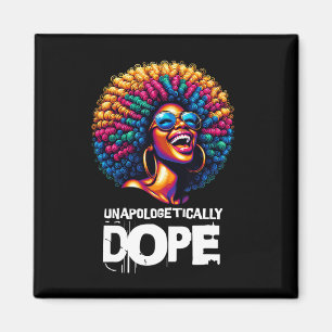 Unverblümt Drug Black History Month Afrikanisch  Magnet