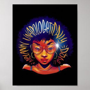 Unverblümt Drug Black History Month Stark M Poster