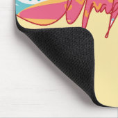 Unverblümt kühne feminine Aussage Mousepad (Ecke)