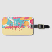 Unverblümt kühne weibliche Aussage Gepäckanhänger (Vorderseite (Horizontal))