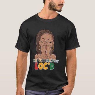 Unverblümt Loc'd Afroamerikanische Frauen Juni T-Shirt