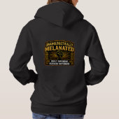 Unverblümt Melaniert Hoodie (Rückseite)