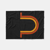 Unverblümt melanisierte schwarze Pride Fleecedecke (Vorderseite (Horizontal))